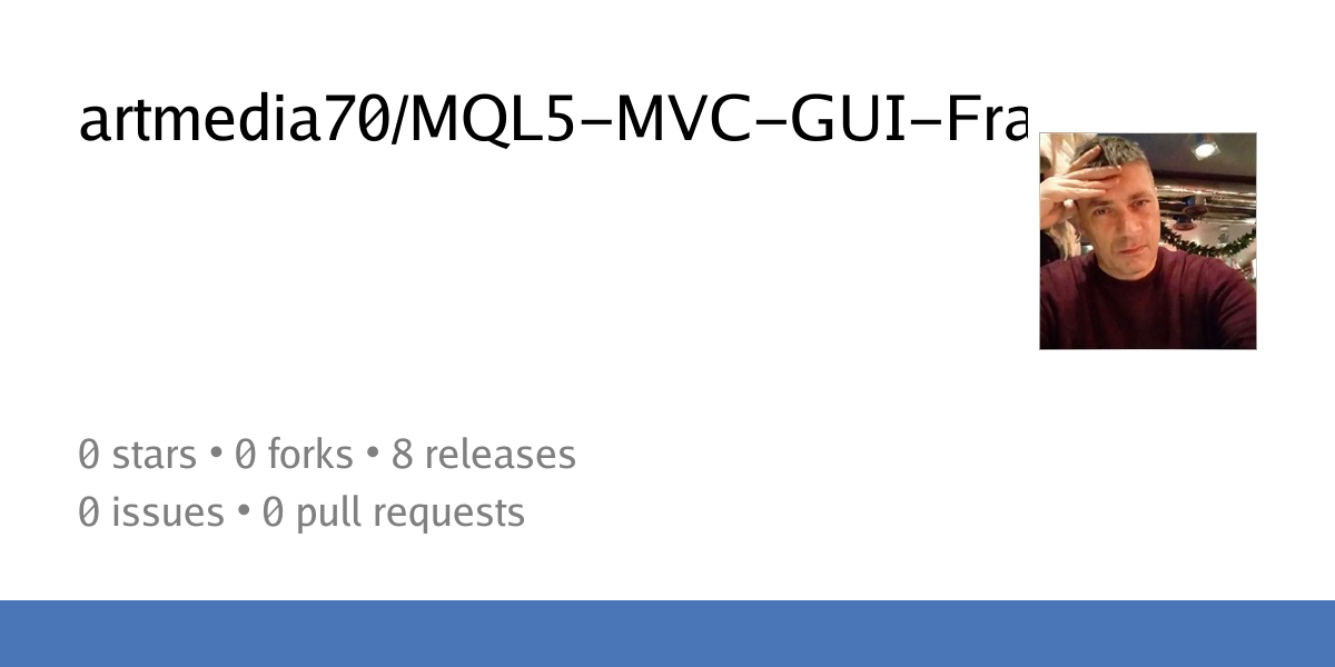 MQL5-MVC-GUI-Framework / README.md at main - Artyom Trishkin - MQL5 ...