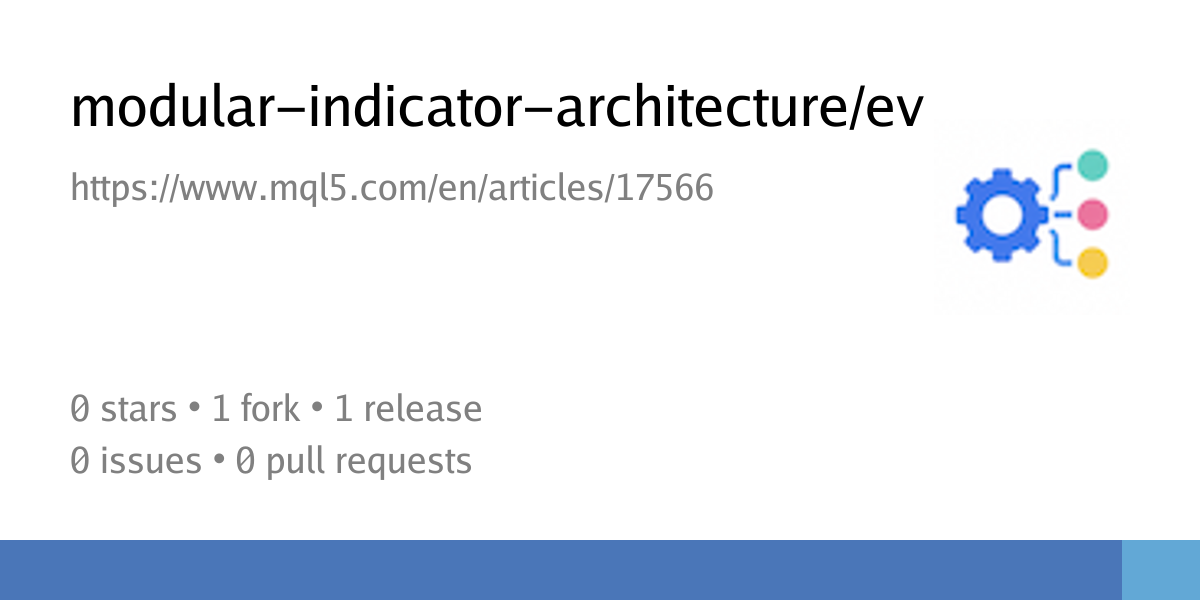 evolution / README.md at main - Modular Indicator Architecture - MQL5 ...
