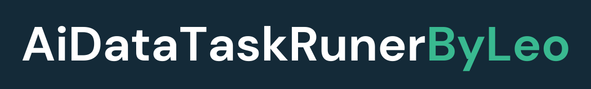 AiDataTaskRunerByLeo. Logo